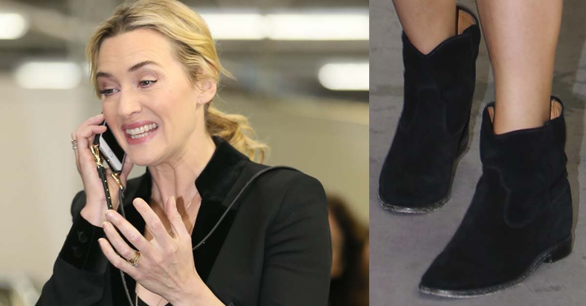 insulator Tochi træ sæt Kate Winslet Rocks Isabel Marant Crisi Boots After This Morning Interview