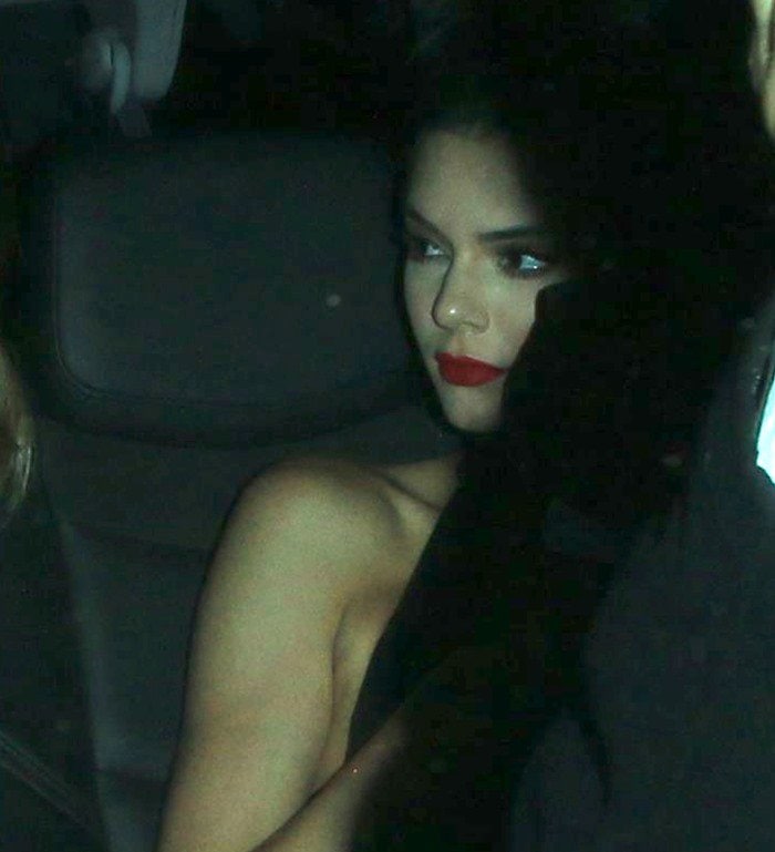 Kendall Jenner leaves The Nice Guy in West Hollywood after her birthday party