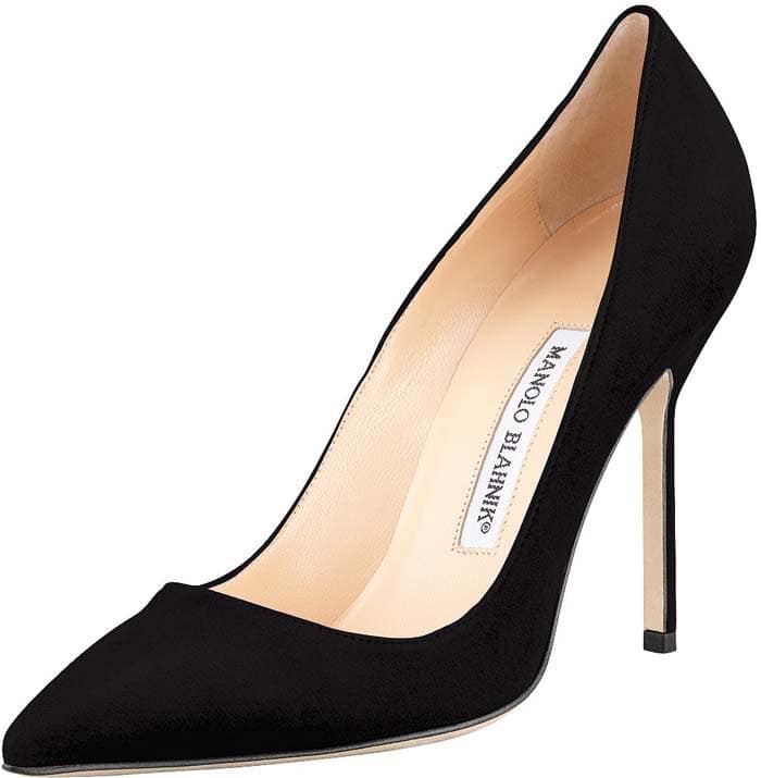 Manolo Blahnik "BB" Suede Pumps