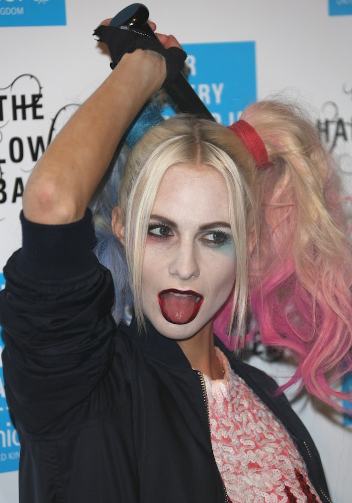 Poppy Delevingne channeled her inner villainess as she transformed into Suicide Squad's Harley Quinn