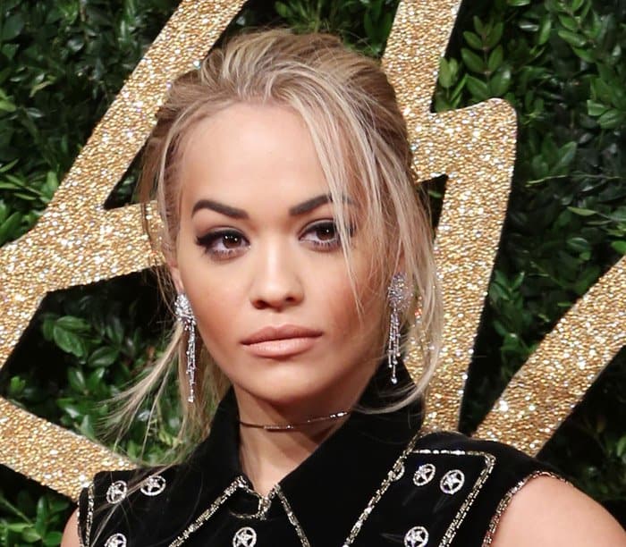 Rita Ora attends the British Fashion Awards 2015 at London Coliseum