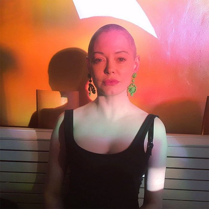 Rose McGowan's Instagram post captioned, "The alien has landed. by @jessieaskinazi" -- posted on November 19, 2015