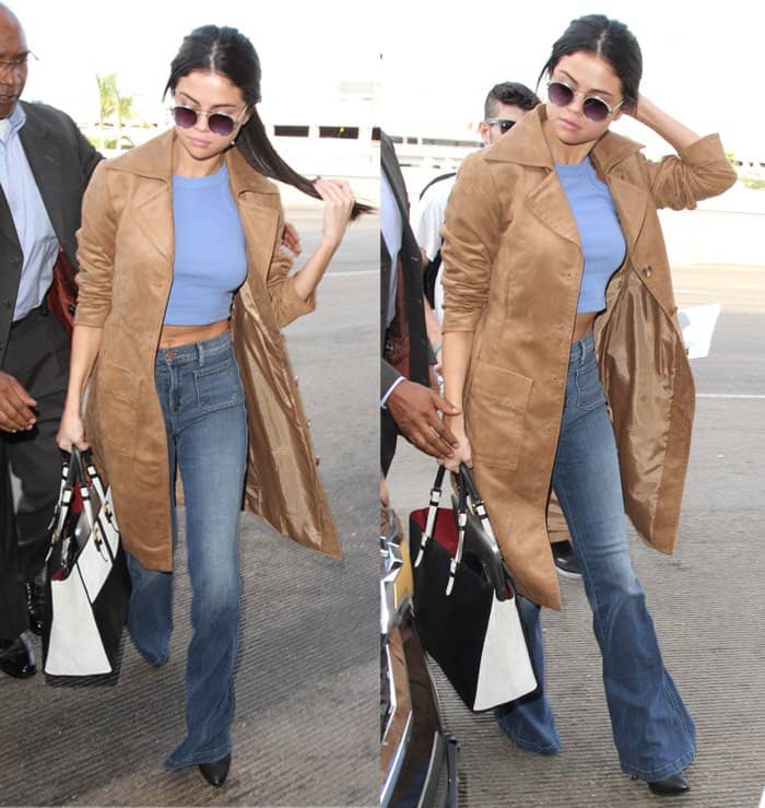 Selena Gomez toting Louis Vuitton's “City Steamer” PM bag