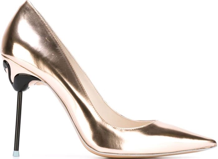 Sophia Webster Coco Flamingo Pumps Gold