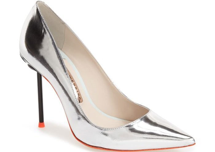 Sophia Webster Coco Flamingo Pumps Silver