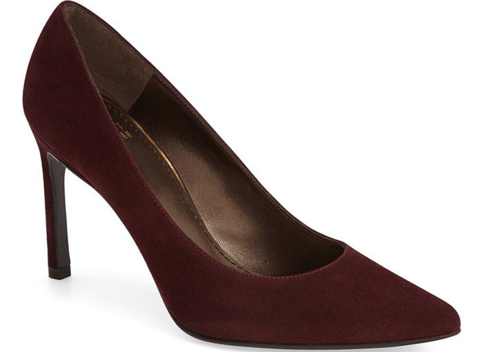 Stuart Weitzman Heist Pumps Currant Suede