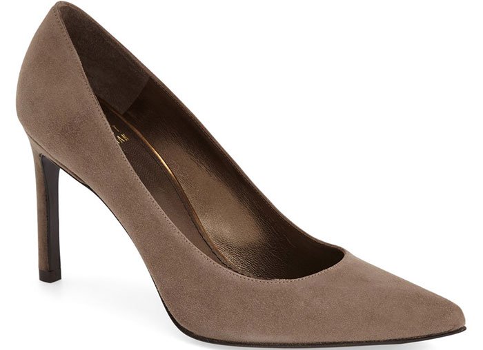 Stuart Weitzman Heist Pumps Praline Suede