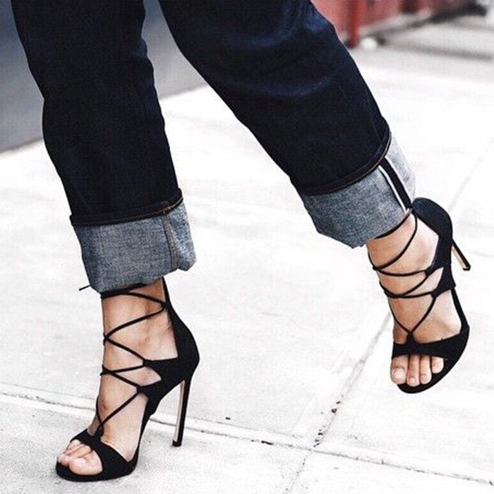 Stuart Weitzman Legwrap Sandals