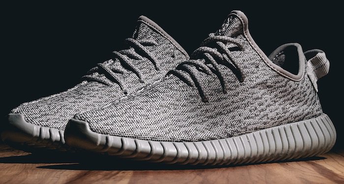 Kris Jenner Sports Adidas Yeezy Boost 350 Moonrock Sneakers