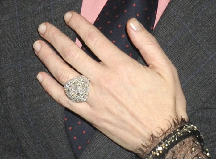 Cate Blanchett wears a statement ring