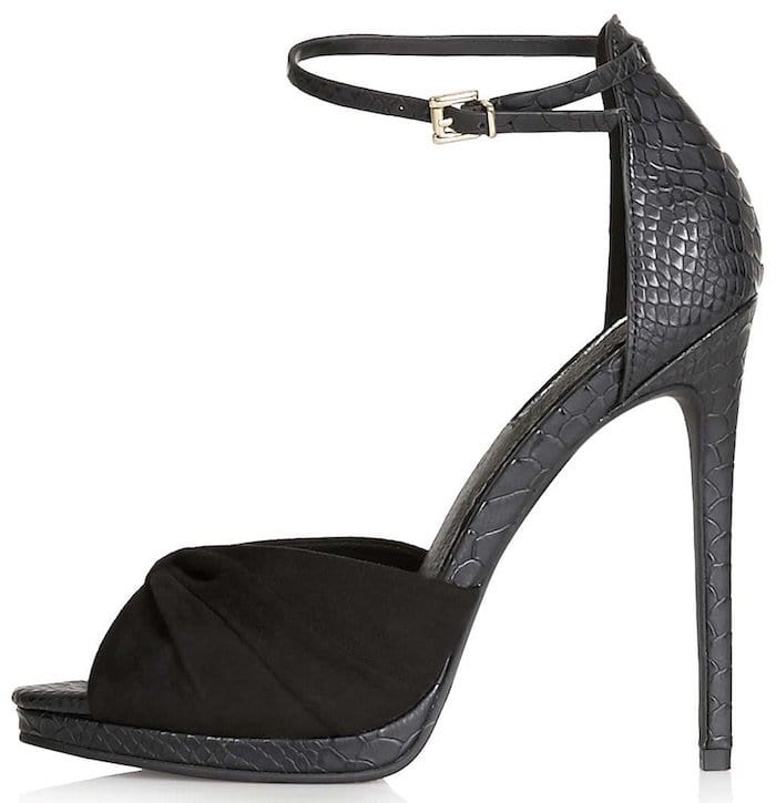 Rocco Ruched High Sandals