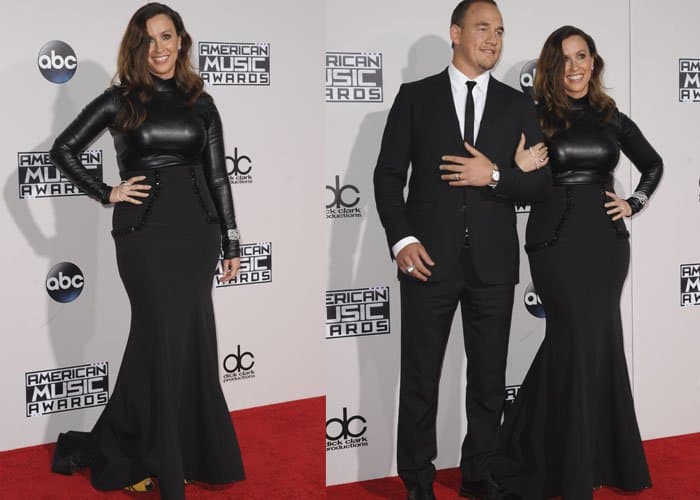 Singer Alanis Morissette and husband Mario Treadway