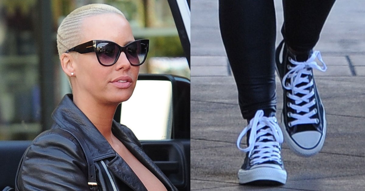 Can You Wear High Top Converse With Leggings Like Amber Rose?