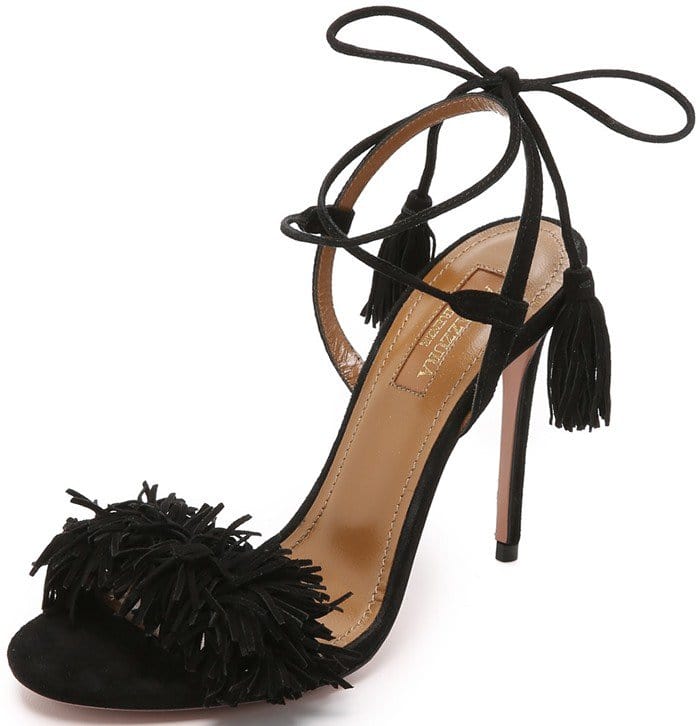 Aquazzura Wild Thing Fringe Sandals