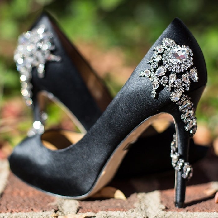 Badgley Mischka Royal Black Pumps