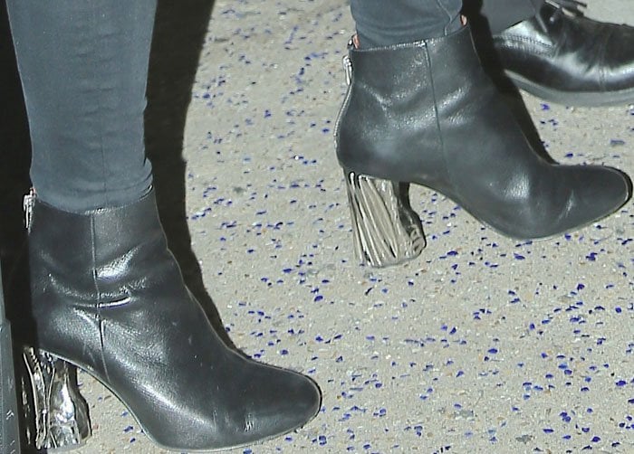 Cate Blanchett's feet in Acne Studios boots