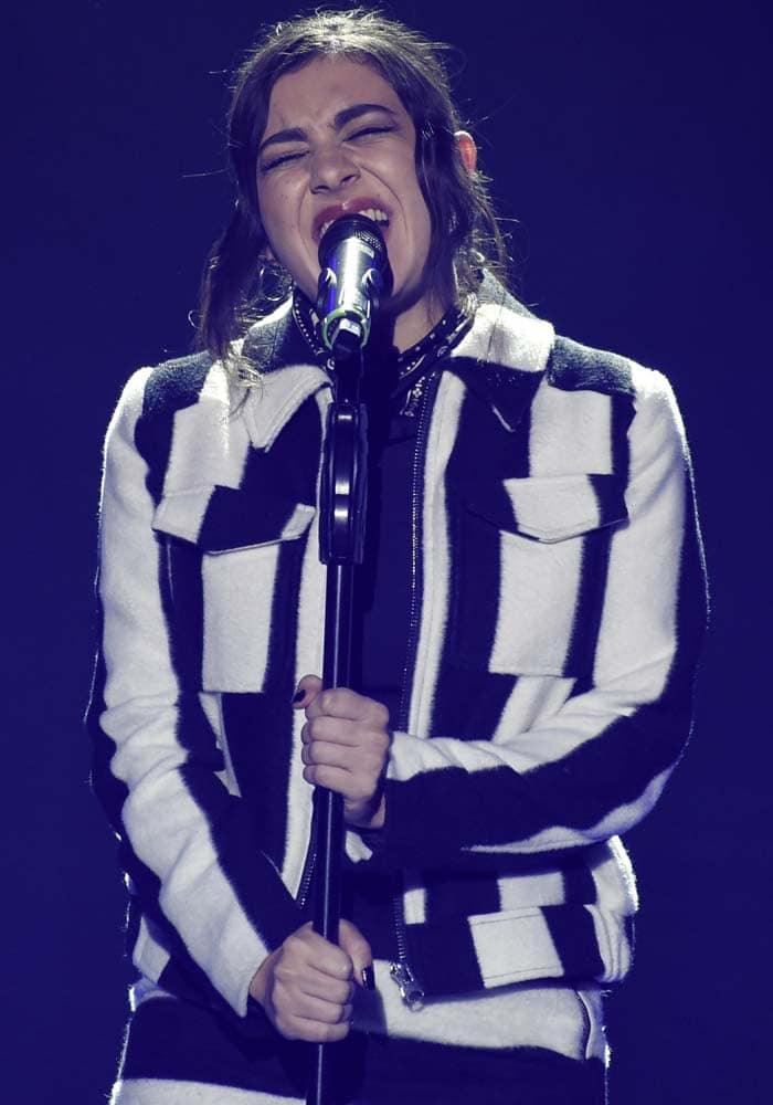 Charli XCX performing at the Clothes Show 2015 in Birmingham on December 5, 2015