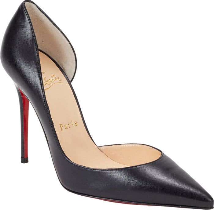 Christian Louboutin "Iriza" Half d'Orsay Pumps