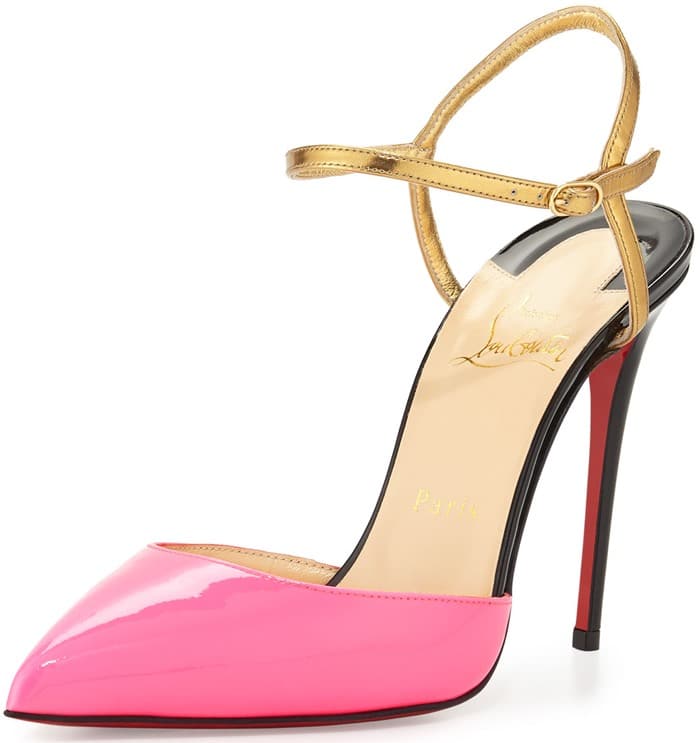 Christian Louboutin Rivierina Patent Red Sole Pump