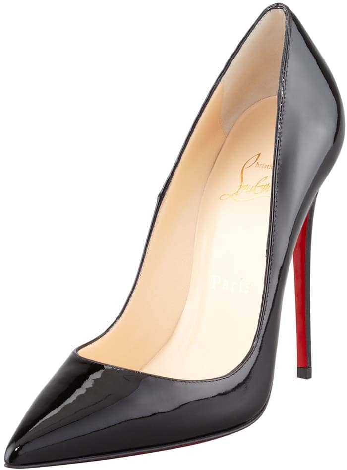 Christian Louboutin "So Kate" 120mm in Black Patent