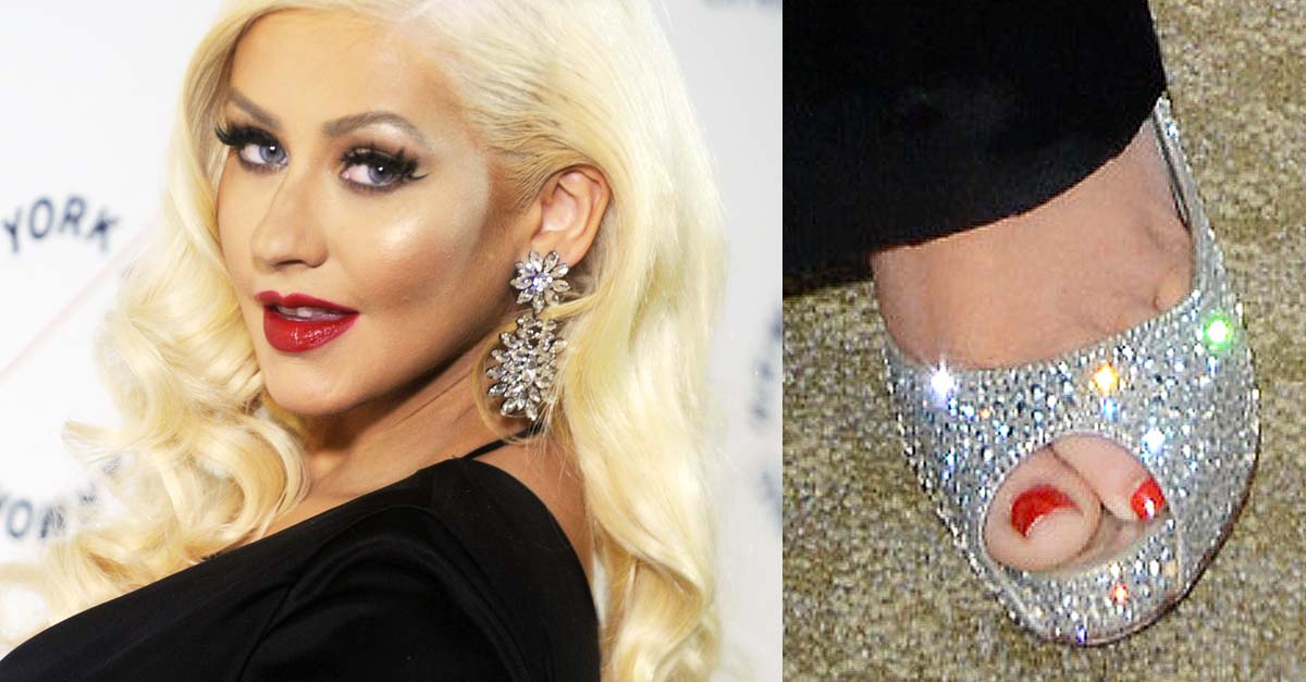 louboutin christina aguilera burlesque