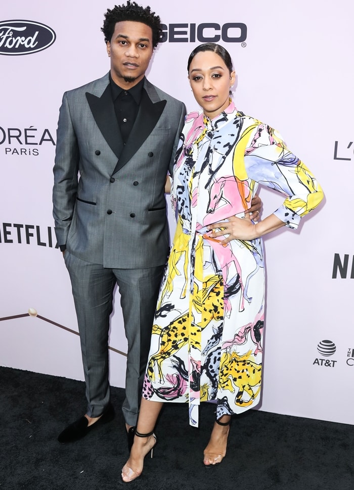 Cory Hardrict and his wife Tia Mowry-Hardrict attend the 13th Annual Essence Black Women In Hollywood Awards Luncheon