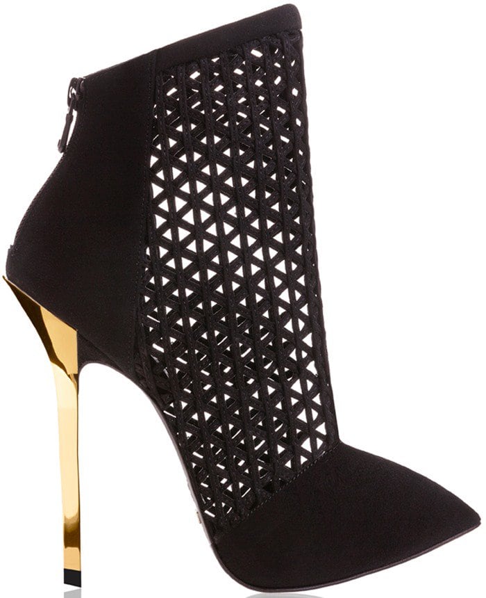 Dokas Deville Booties Net Noir