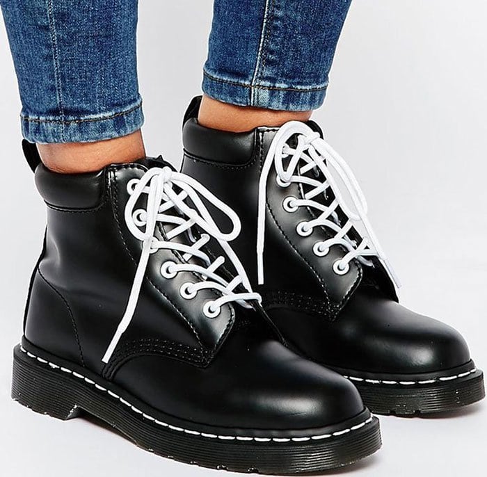 Dr. Martens 939 6-Eye Black Boots