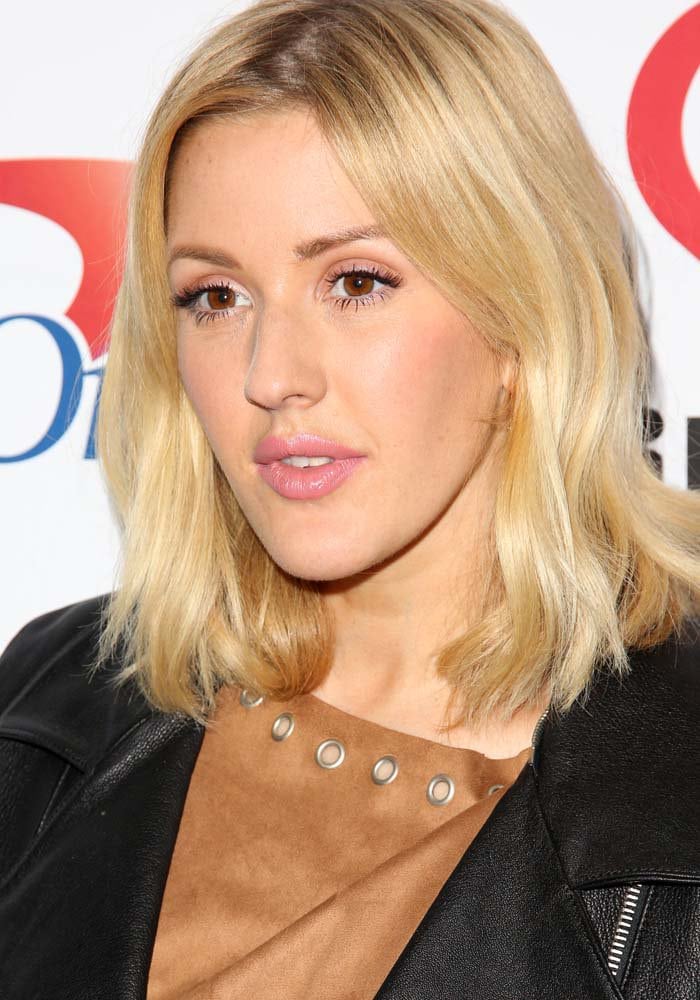 Ellie Goulding wears her blonde hair down at KIIS FM's 2015 Jingle Ball