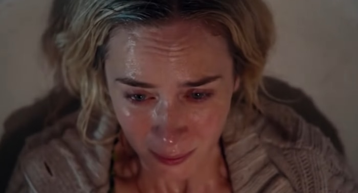 Emily Blunt as Evelyn Abbott risks everything to give birth to a child in A Quiet Place