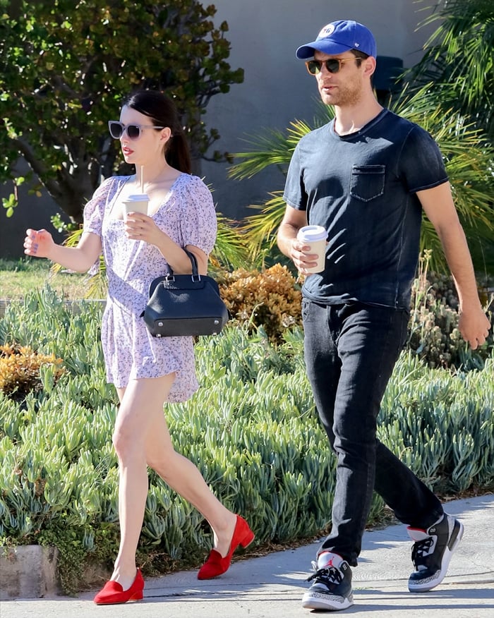 Emma Roberts with her boyfriend Garrett Hedlund on a date in Los Angeles