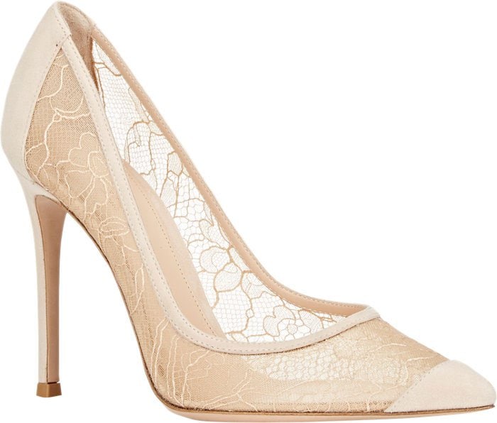 Gianvito Rossi Elodie Lace Pumps