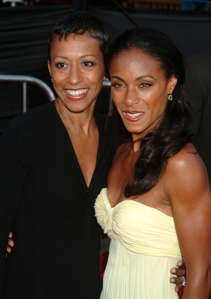 Jada Pinkett Smith with her mother Adrienne Banfield-Norris at the premiere of 'Collateral'