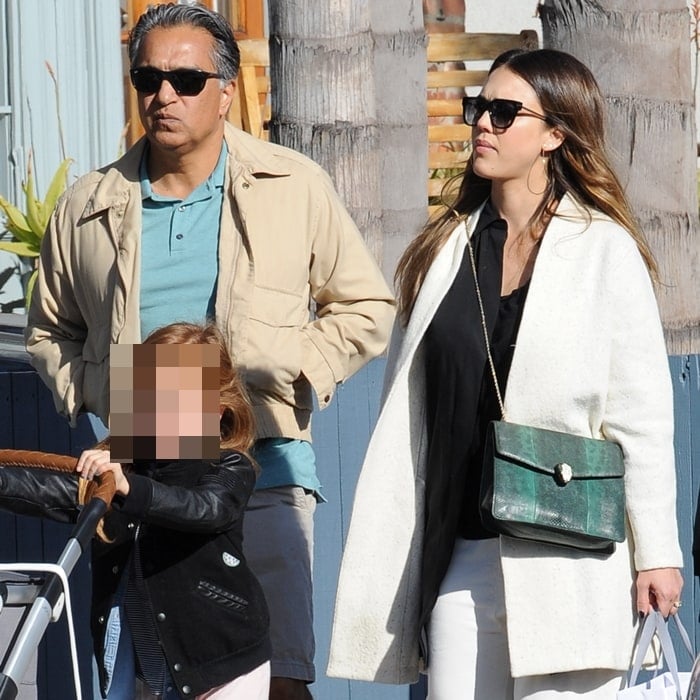 Jessica Alba and her Mexican-American father Mark David Alba