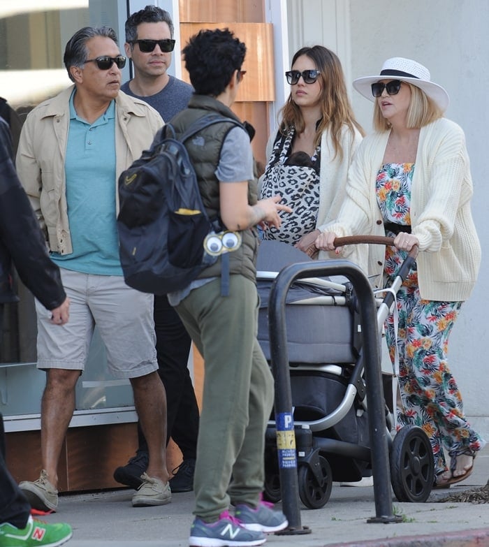 Jessica Alba with her parents and her husband Cash Warren, whose ethnicity is African-American, English, Irish, Scottish, German, and Welsh