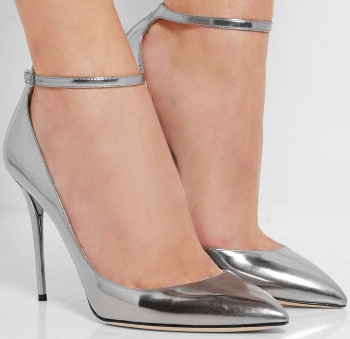 Jimmy Choo Lucy metallic pumps