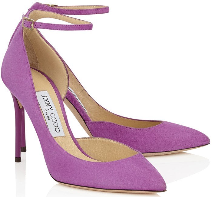 Jimmy Choo Lucy purple pump