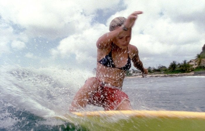Kate Bosworth surfing in the 2002 sports film Blue Crush