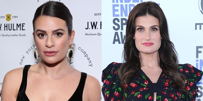 Idina Menzel plays Lea Michele's mother in Glee