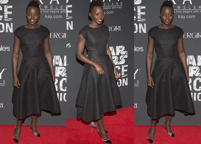 Lupita Nyong'o wore a unique LED gown that was coded by girls around the country