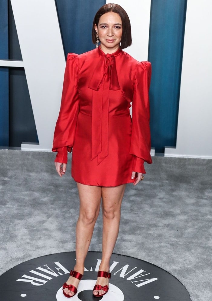 Maya Rudolph arrives at the 2020 Vanity Fair Oscar Party