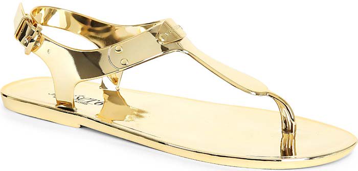 Michael Michael Kors Metallic Jelly Sandals