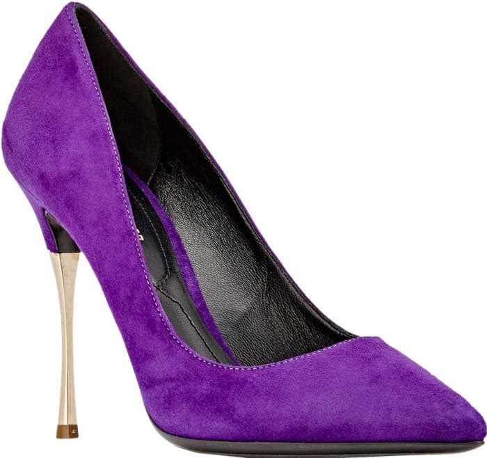 Violet Nicholas Kirkwood Metal-Heel Pumps