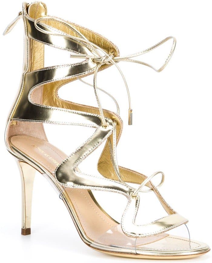 Gold Nicholas Kirkwood "Serafin" Sandals