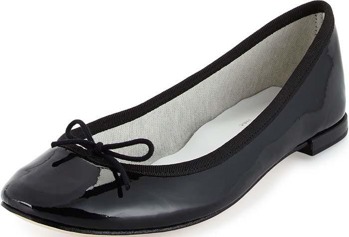 Repetto "Cendrillon" Patent Ballet Flat in Black