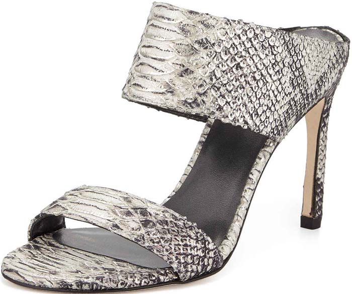 Stuart Weitzman MySlide Snake Sandals