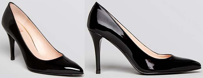 Patent Leather Stuart Weitzman Power Pointed Toe Pumps