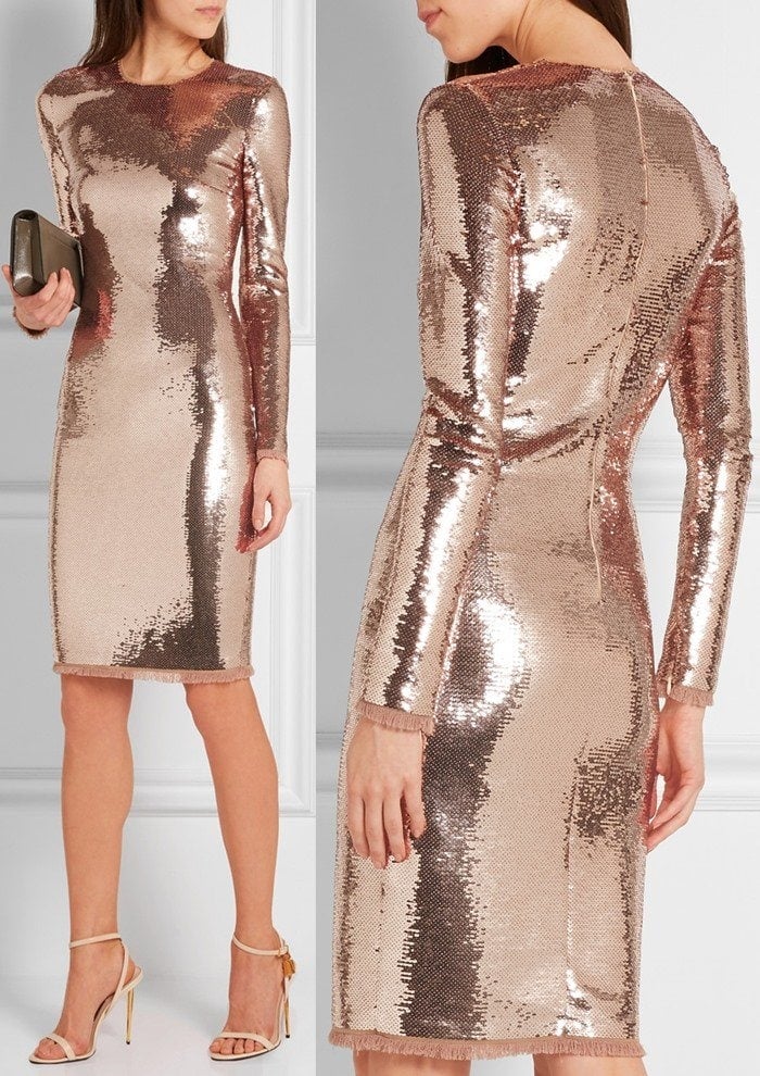 Tom Ford Sequined Tulle Dress