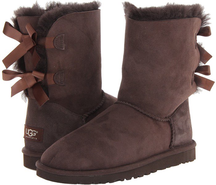 UGG Bailey Bow Chocolate