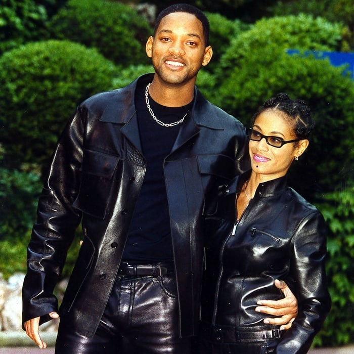 Will Smith and his wife Jada Pinkett Smith at the 1999 World Music Awards